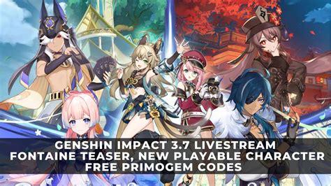 genshin 3.7 livestream|GenshinImpactOfficial